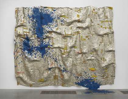 El Anatsui, Ink Splash II, 2012, © El Anatsui