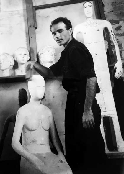Artist Takis as a young man