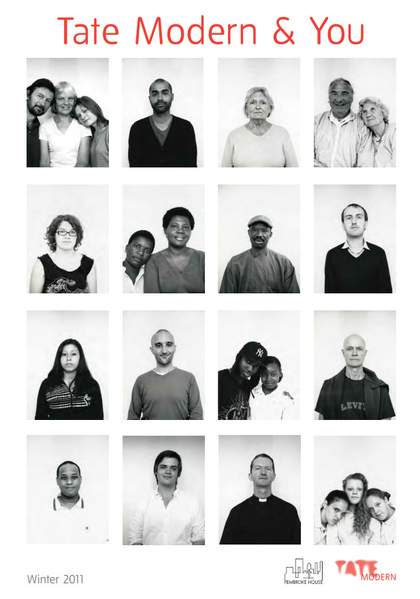 Sixteen black and white photographs of Lambeth and Southwark residentss