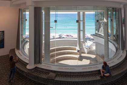Photograph of the Tate St Ives Loggia space