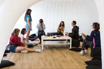 Photograph of 20 Days event at Tate Modern