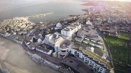 Tate St Ives exterior visualisation
