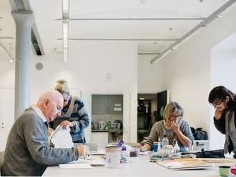 a workshop at Tate Liverpool.
