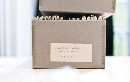 Tate Britain preservation volunteer tasks include re-housing Vanessa Bell negatives