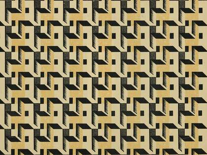 Paul Nash design published in A Specimen Book of Pattern Papers Designed for and in Use at the Curwen Press, 1928