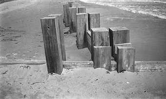 Breakwater at Dymchurch, Kent, photographed by Paul Nash in 1932