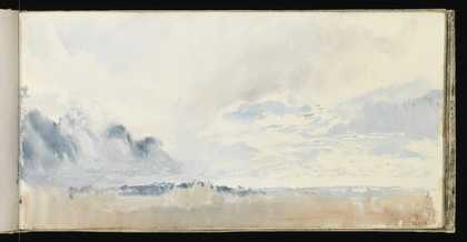 Study from J.M.W. Turner's Skies Sketchbook, 1816–18