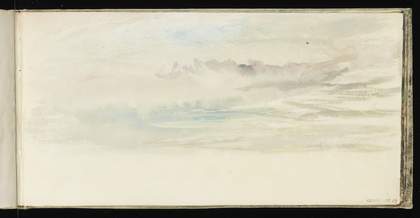 Study from J.M.W. Turner's Skies Sketchbook, 1816–18
