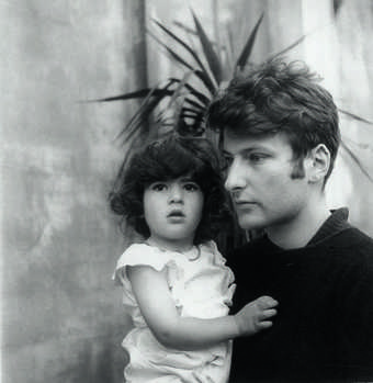 Lucian Freud with his daughter Annie in 1950, photographed by Cecil Beaton