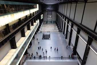 portrait photograph of the Turbine Hall in Tate Modern