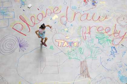Uniqlo Tate Play: Mega Please Draw Freely installation view