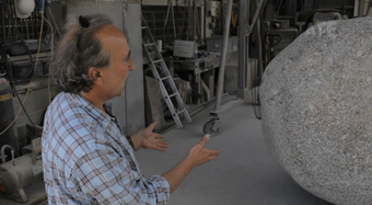 Sculptor Peter Randall-Page discussing his work