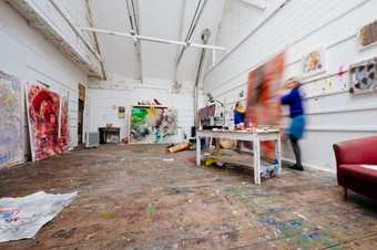Tate St Ives artists-in-residence in their studios