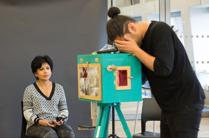 Who Are We? Installation: Afghan Camera Box by Farhad Berahman
