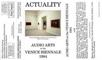 The inlay from Audio Arts: Volume 7, TGA 200414/7/3/1 