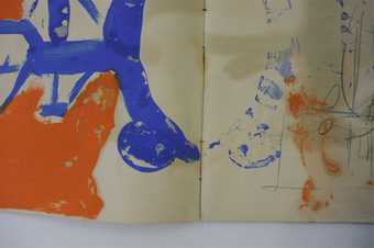 Graham Sutherland sketchbook repair