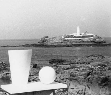 Production still Barbara Hepworth film Figure in a Landscape Dudley Shaw Ashton