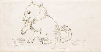 The Giant Puppy: Charles Dodgson sketch