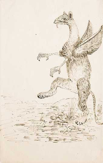 The Gryphon; Charles dodgson sketch