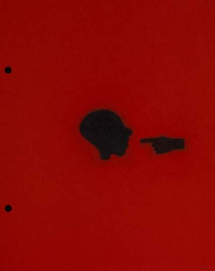 Robert Therrien An Image of Scolding Hand, RED ROOM 2000-7