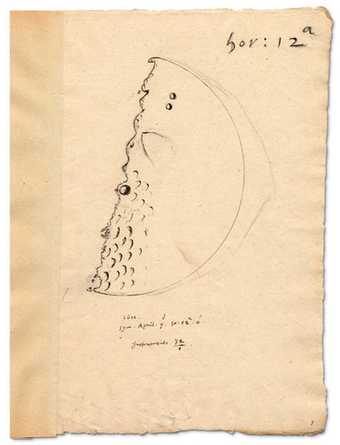 Thomas Harriot’s drawing of the moon 1611