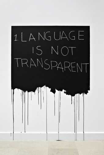 Mel Bochner  Language Is Not Transparent 1970