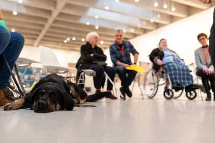 Visitors at Tate St Ives
