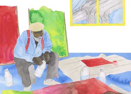 Frank Bowling activity