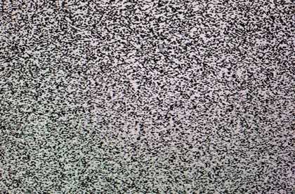 A photograh of the pixels in a television screen