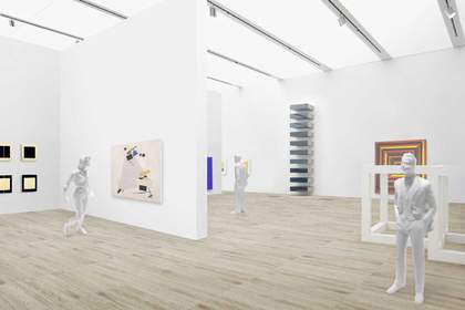 Concept view of the new day-lit gallery on Level 5