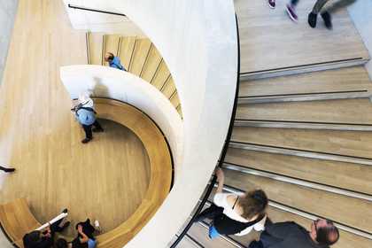 photograph of staircase at Tate Modern