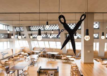 Photograph of members room in Tate Modern Blavatnik Building