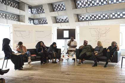 A group of young people having a discussion