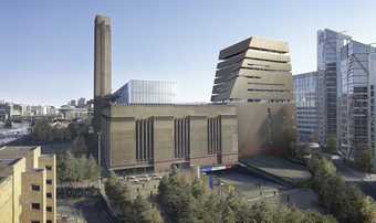 Concept view of the new Tate Modern building from the West