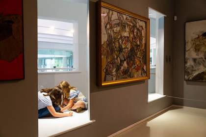 Children in the gallery