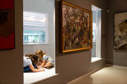 Children in the gallery