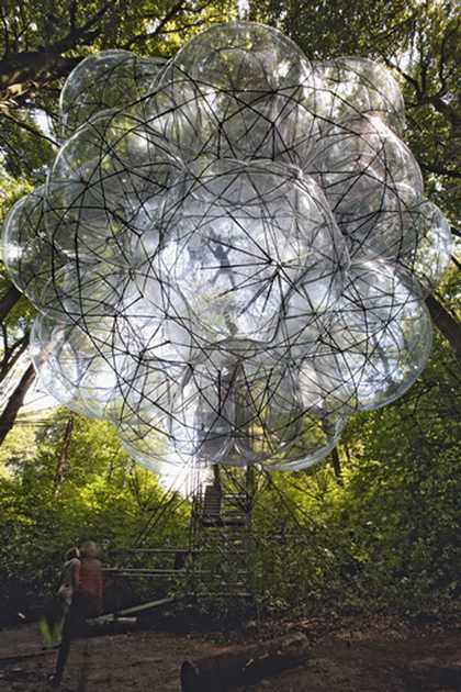 Tomas Saraceno Flying Green House 2008