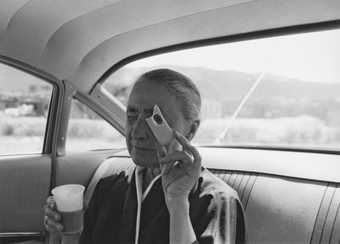 Tony Vaccaro, Georgia O'Keeffe, Taos Pueblo, New Mexico 1960
