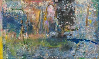 Frank Bowling Toward Crab Island 1983