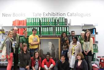 Group of local residents in the Tate Library