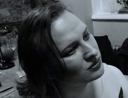 Transpose: Tate, Black and white photo portrait of writer and critic Juliet Jacques