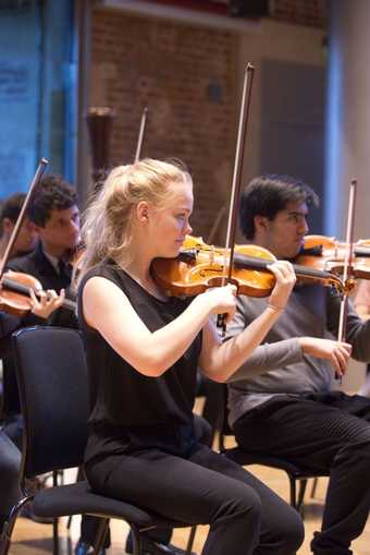Photograph of young musicians