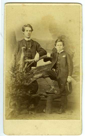 Archive art and access Mounted photograph of Henry Scott Tuke as a boy