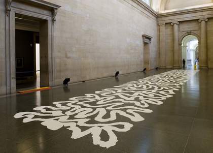 Installation view of Turner Prize: A Retrospective exhibition