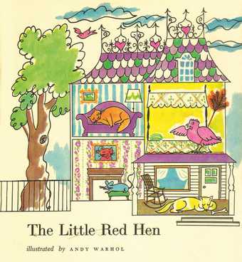 Andy Warhol illustration for The Little Red Hen