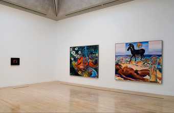 Installation view of Turner Prize: A Retrospective exhibition