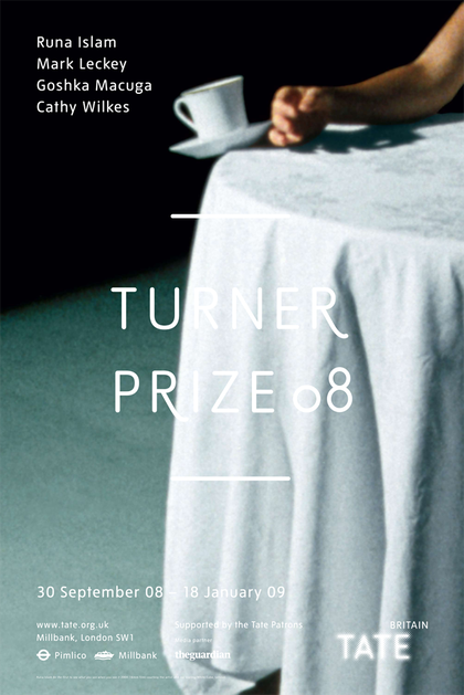Turner Prize 2008 poster Runa Islam