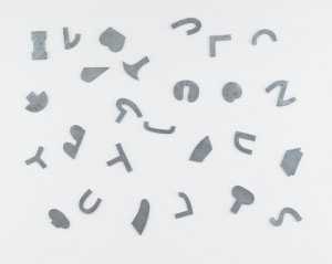 Richard Tuttle, 1966, Letters 