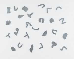 Richard Tuttle, 1966, Letters
