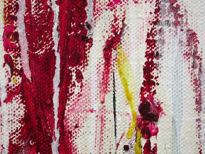 Detail from Cy Twombly Quattro Stagioni: Primavera